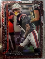 2025 Topps Chrome Stefon Diggs Refractor Football Border SP #205