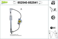 Fensterheber Valeo 852540 FüR Skoda Octavia 3 Combi 5E5 5E6 5E3 NL3 NR3 TSI TEC