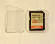 SanDisk Extreme 128GB SDXC UHS-I V30 150MB/s SD Card Case Tested 4K Ready