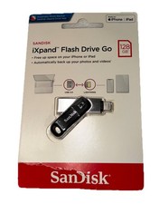 SanDisk 128GB iXpand Flash Drive Go USB Type A to Lightning IPhone IPad NEW