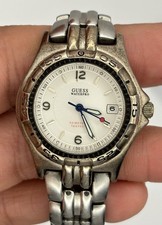 Reloj pulsera clásico GUESS WaterPro para dama tono plata #7,13