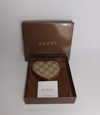 Portafoglio Portamonete Originale GUCCI Guccissima Cuore Made in Italy Oro Bronz