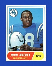 1968 Topps Set-Break # 74 John Mackey EX-EXMINT *GMCARDS*