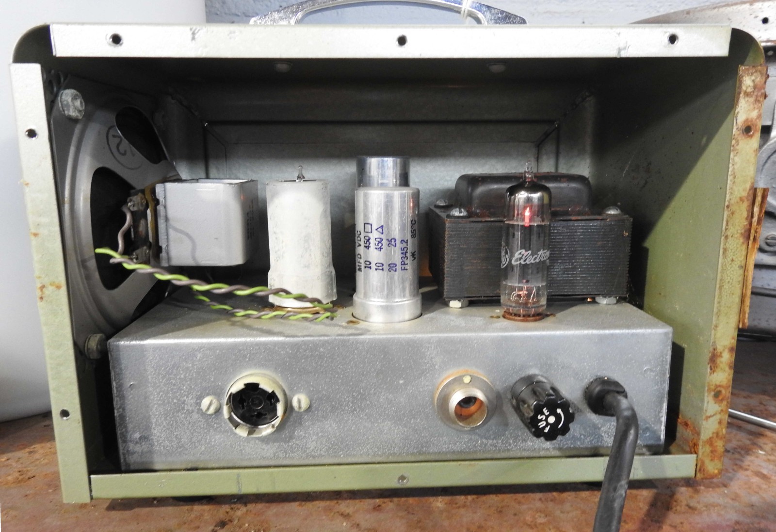 VIntage magnasync moviola Model URS Tube Guitar Amplifier Being Sold AS-IS