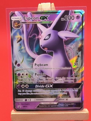 【美品英語版】エーフィGX SM35（Espeon GX SM35） Espeon GX SM35 Sun & Moon Ultra Rare Holo Promo Pokemon Card | eBay