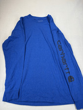 Carhartt Men's Graphic Logo Long Sleeve Shirt SMALL NWT   MSRP 30