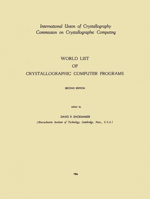 D. P. Shoemaker | World List of Crystallographic Computer Programs | Taschenbuch