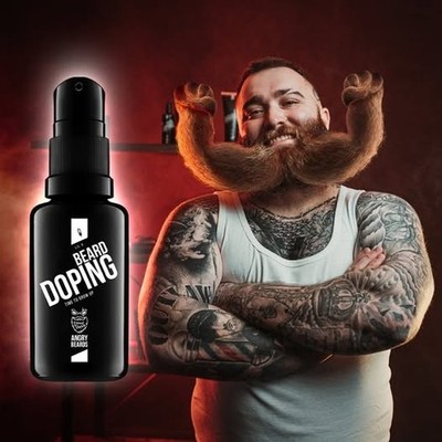 Angry Beards Fast Beard Doping Growth Oil Serum Schnurrbart Booster Produkt 30ml