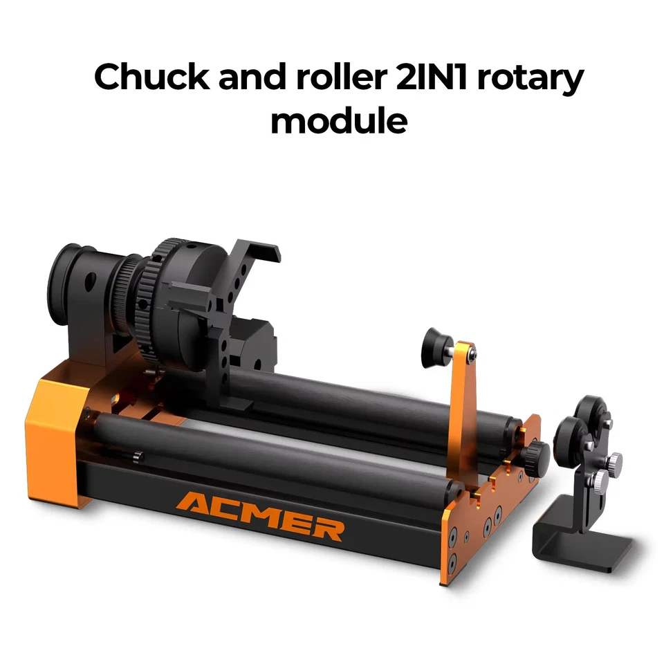 M4 Lasergravierer-Drehmodul,4. Achse,Klemmdurchmesser 4–64 Mm,Zubehör,3 Backen - Bild 4 von 4