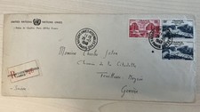 Enveloppe United Nation - Timbres France 1948 