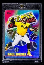 Paul Skenes RARE REFRACTOR COLORBLAST PRIZM CARD INVESTMENT Pirates