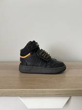 Adidas Boys HOOPS Mid Size 10 Classic Casual Shoes Fall Boys Sneakers Black