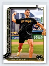 Carl Radke 2025 Topps Series 1 #FP-6 First Pitch