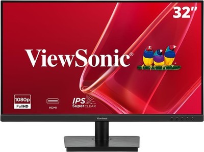 ViewSonic 32 Inch FHD 1080p IPS Monitor 75Hz Frameless HDMI VGA PC Mac VA3209M
