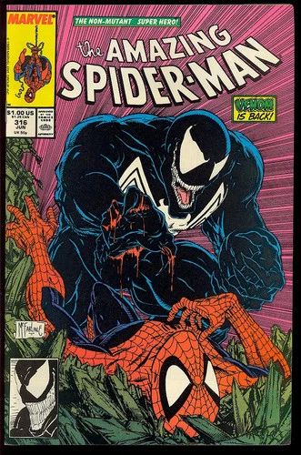 Amazing Spider-Man #316 Classic Venom Cover Todd McFarlane Marvel 1989 VF-NM