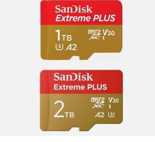 SanDisk 1TB Extreme Plus MicroSD MicroSDXC A2 V30 C10 UHS-I U3 HD 4K Memory Card