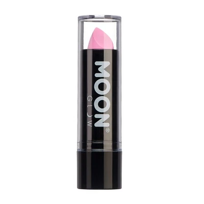 Smiffys Moon Glow Pastel Neon UV Lipstick, Pastel Pink