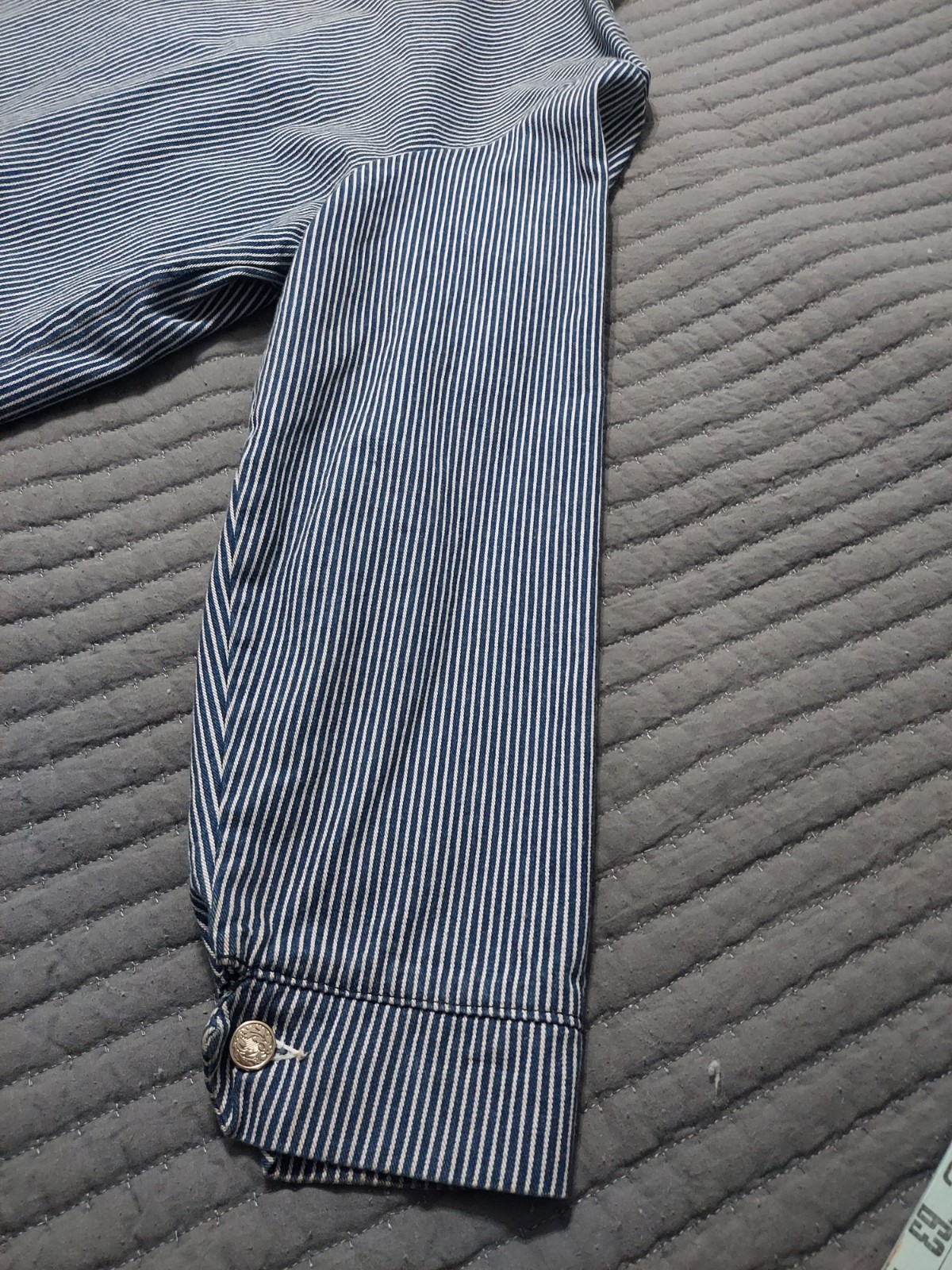 Pointer Brand Hickory Stripe Work Jacket   Mens XL - image 14