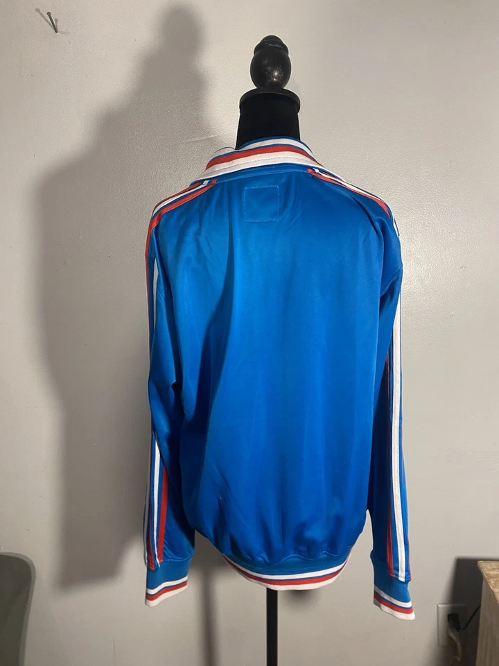 Chaqueta Puerto Rico azul para hombre talla grande Foto 3 de 3