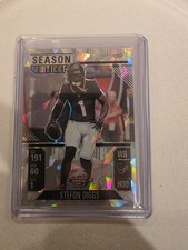 2024 Panini Contenders Optic Season Ticket Stefon Diggs #22 Cracked Ice /22 