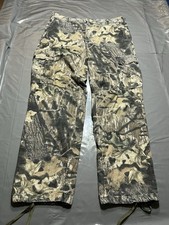 Vintage Mossy Oak Pants Mens 36x32 Break Up Camo Cargo Hunting Made in USA