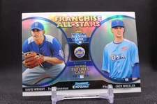Wheeler/Wright #FAS-WW 2012 Bowman Chrome Franchise All-Stars Mets