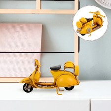 Vintage Metal Motorcycle Model Motorbike Sculpture Ornaments Toys