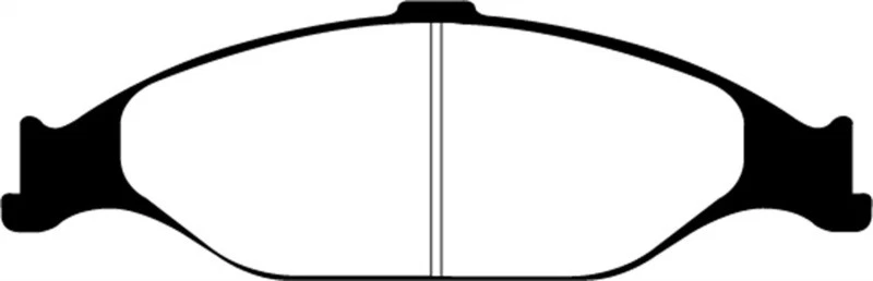 EBC Ford Mustang 3.8 99-04 Yellowstuff Front Brake Pads Foto 2 de 4