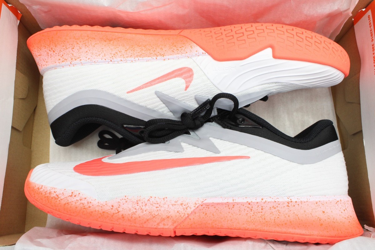 NIKE ZOOM VAPOR PRO 3 HC PRM TENNIS/PICKLEBALL SHOES (WHT/LAVA