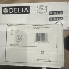 Delta 9990-KS-DST - Bar Faucet Prep Black Stainless Pull Down