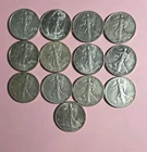 90% Silver Walking Liberty Half Dollars Lot Of 13 Coins XF