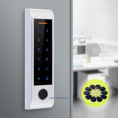 HOMSECUR Waterproof IP66 APP WIFI RFID Access Control Anti-Vandal Metal Case