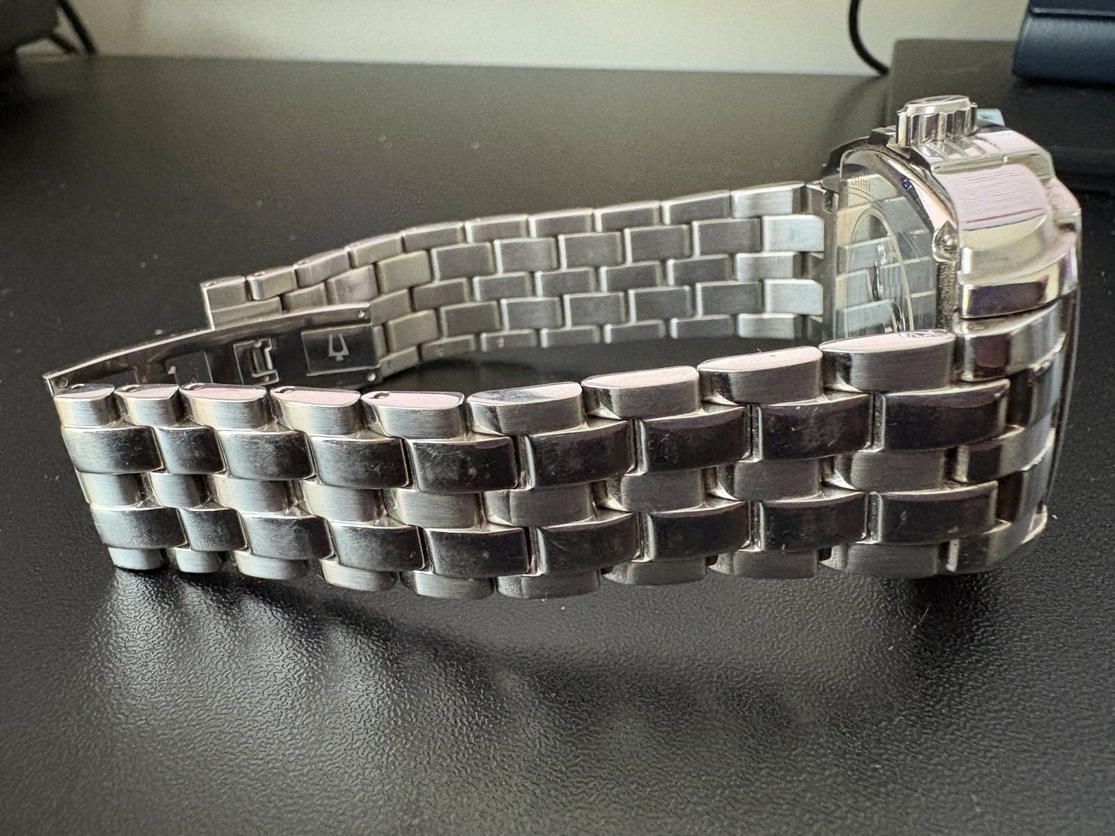 Bulova Automatic Rectangle Skeleton Dial Silver S… - image 7