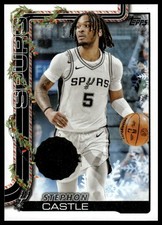 2025-26 Topps Holiday #H158 Stephon Castle