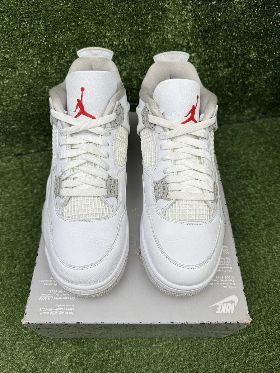 Size 10.5 - Jordan 4 Retro Mid White Oreo 194956852094| eBay