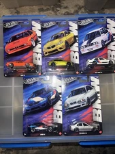 2025 Hot Wheels Silver Series GRT01 BMW Full Set - 5 cars M1, M2, M3, M4, M5