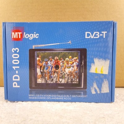 MT Logic PD-1003 Mini LCD Digital DVB-T Portable TV Boxed Set Opened Condition