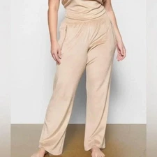 SKIMS Velour Track Pant Honey 3X