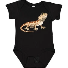 Inktastic Cute Bearded Dragon Baby Bodysuit Pets Pet Parent Mom Dad Lover Lizard