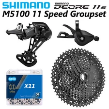 Shimano DEORE M5100 1x11-Speed MTB Groupset 11-46/50/52T M5100 4 KIT KMC X11