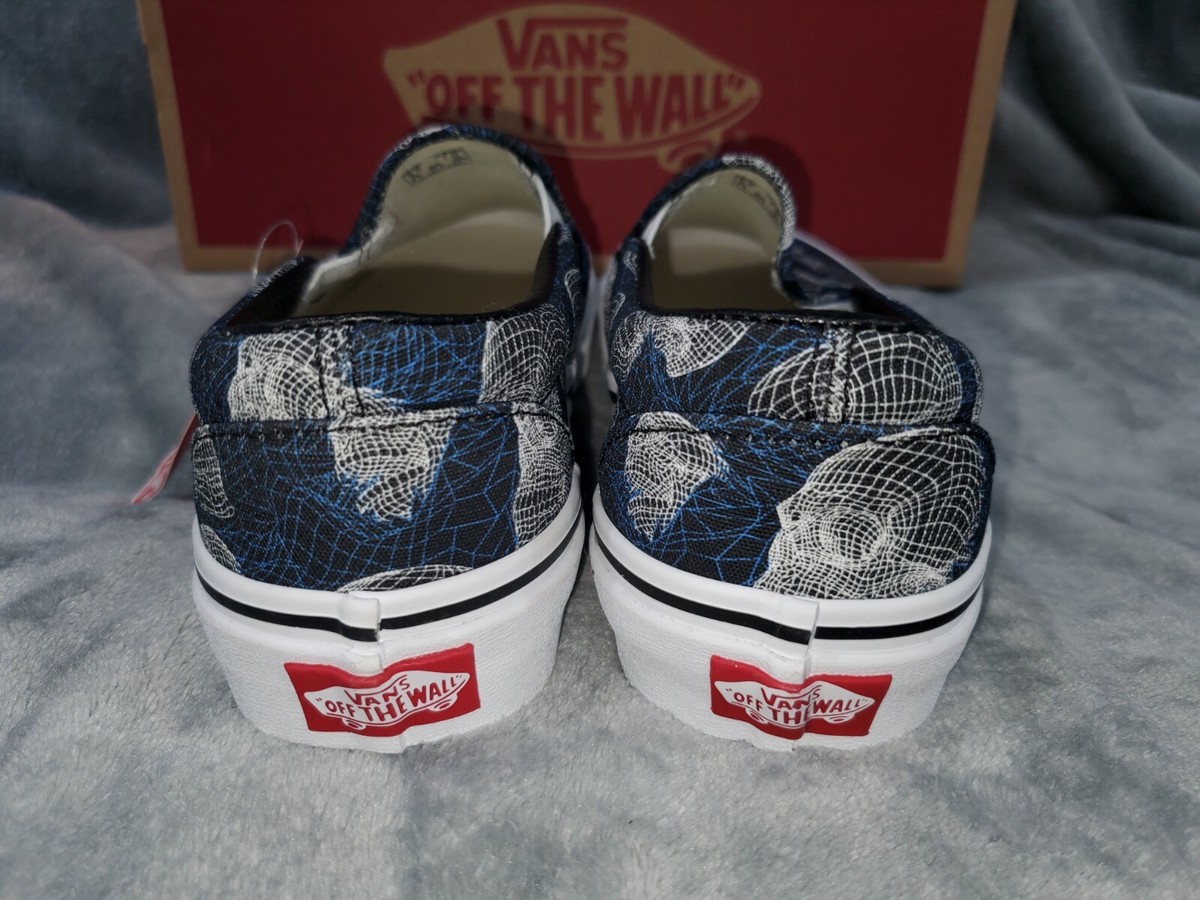 Vans Classic Slip-Ons (Wireframe Skulls) - 6.5 VANS Classic Slip-on Wireframe Skulls Shoes Men main image 2