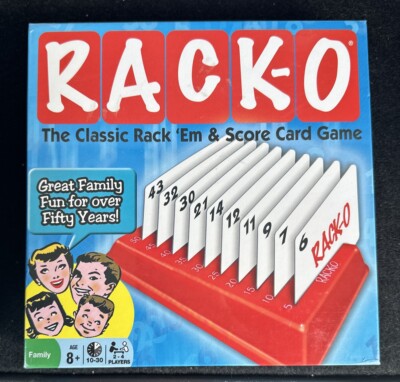 Retro Rack-O Card Game Hasbro 2010 Playing Cards & Racks Classic Family ...