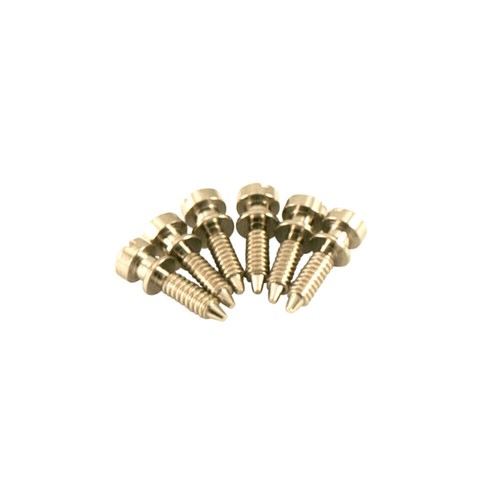 Kluson USA Brass Intonation Screw Set Of 6 For Wired ABR-1 Tune-O-Matic Bridges - Picture 2 of 3