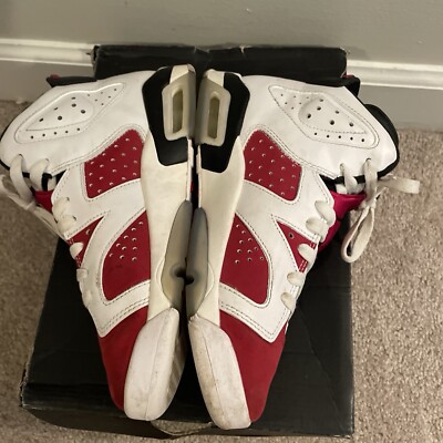Size 5 - Jordan 6 Retro OG Mid Carmine 194953429084| eBay