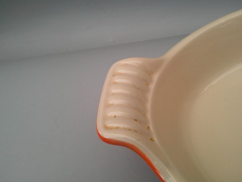 Le Creuset piatto gratinato gres arancio vulcanico 1L - Foto 7 di 10