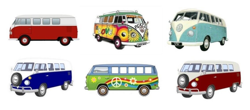 Kuchenaufleger Wohnmobil Bus Thema 18 Stand Up Essbar Waffel Papier Dekorationen - Bild 3 von 9