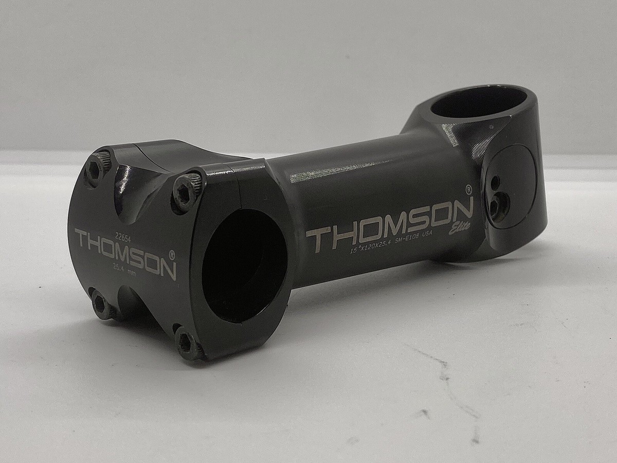 THOMSON エリート 25.4 ステム 黒 アルミニウム製 Thomson Elite X4 Stem