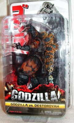 NECA BURNING GODZILLA 1994 (vs SPACE GODZILLA) SUPER POSE USA SELLER MINT SEALED