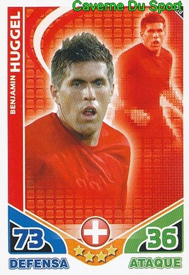 210 BENJAMIN HUGGEL SWITZERLAND SUISSE TEAM CARD STARS MONDIALES 2010 TOPPS