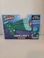 NERF Super Soaker Minecraft Glow Squid Water Blaster Toy Gun Minecraft Edition